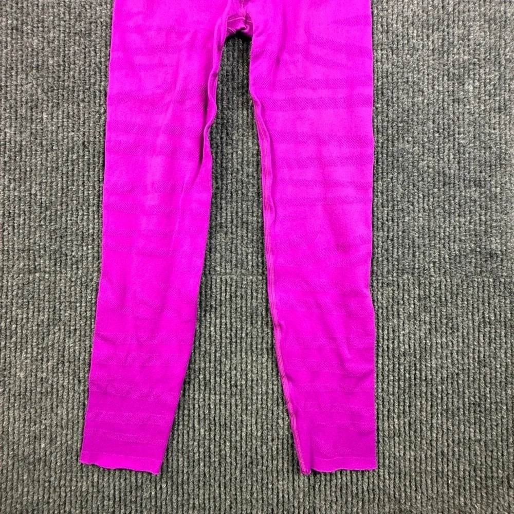 Fabletics SculptKnit Size Unknown High Waisted Leggings Magenta Purple Textured